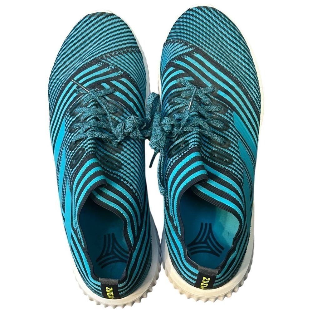 Adidas Mens Nemeziz Tango 17.1 Indoor Soccer Shoes Blue Black Stripe Size 10 - Picture 6 of 9